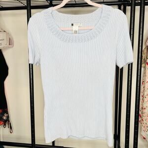 Light Blue Carol Little Knit Size Large Top